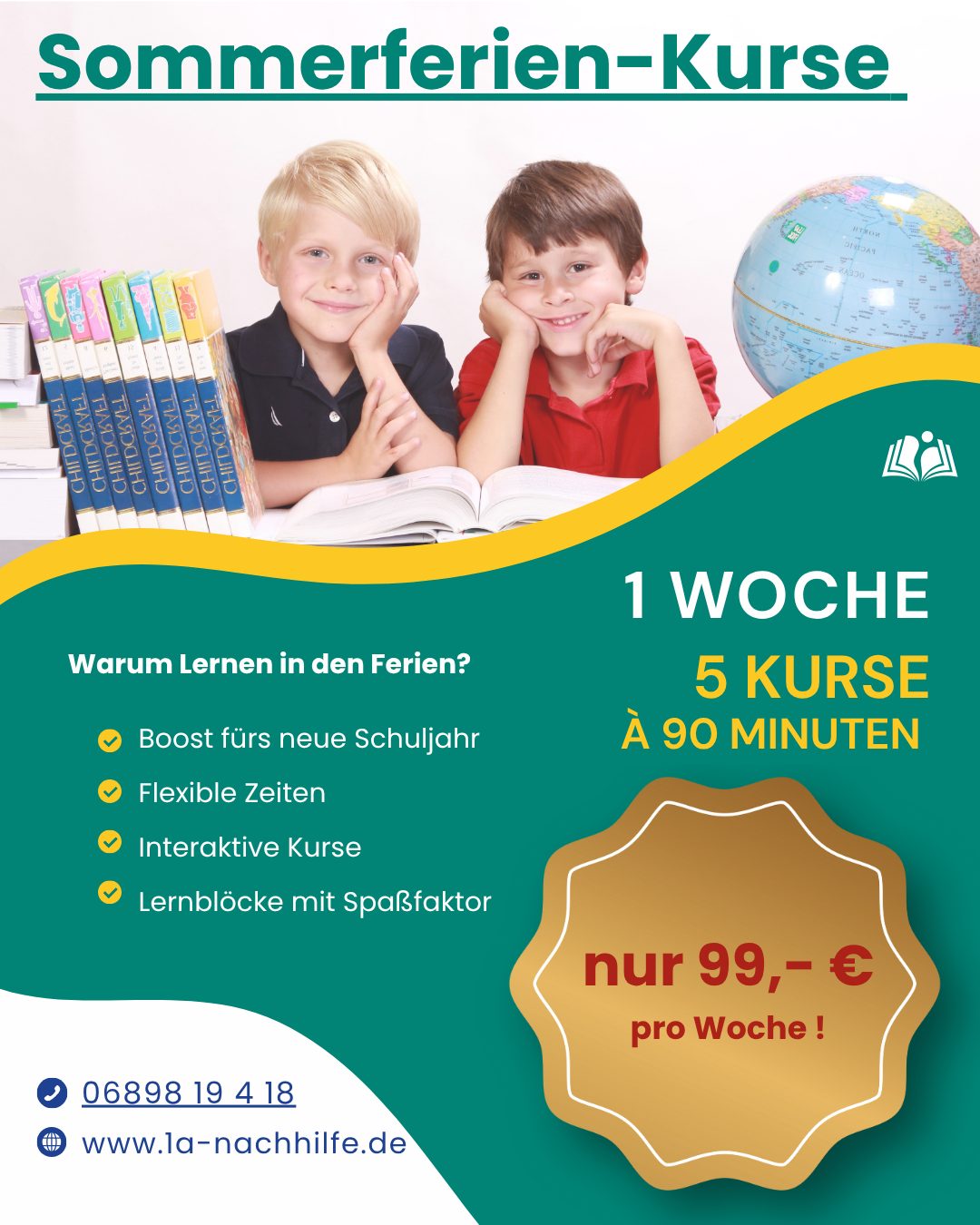 Bewerbung Sommerferienkurse